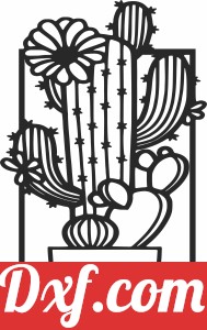 Cactus pot Wall Decor