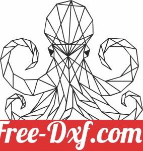 Geometric Polygon octopus