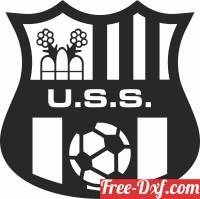 download US Sass Uolo Calcio FC Italy logo free ready for cut