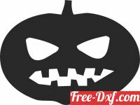 download Halloween scary Pumpkin free ready for cut