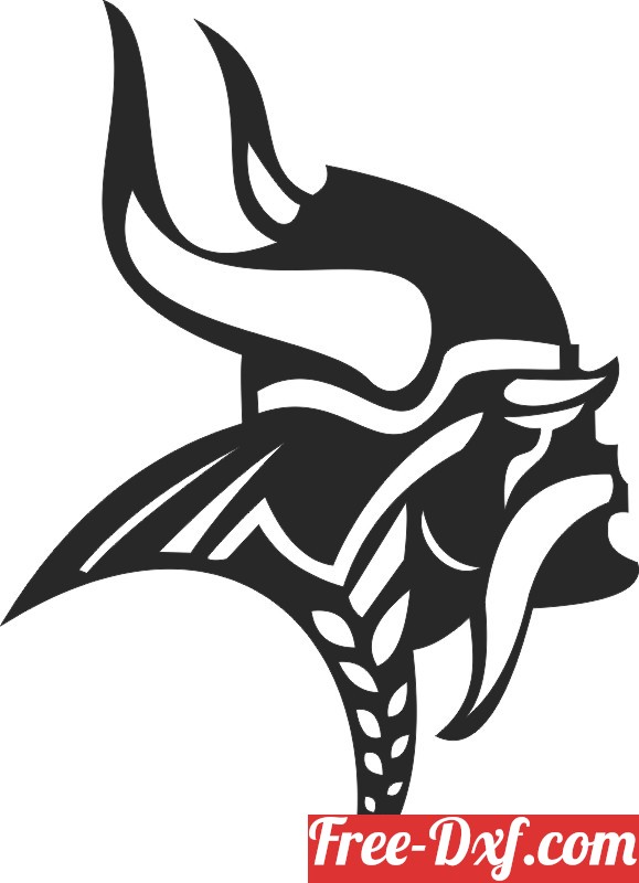 Vikings Football Emblem