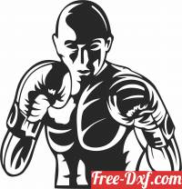 download Boxer boxing clipart free ready for cut