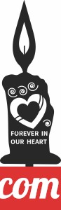 hearts candle stakes clipart