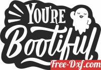 download you are bootiful halloween free ready for cut