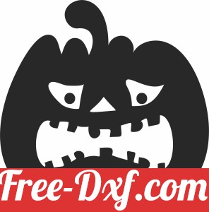 scary pumpkin halloween art