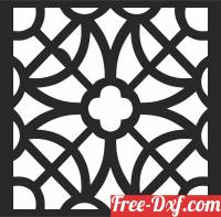 download Pattern  Screen  decorative WALL Screen free ready for cut