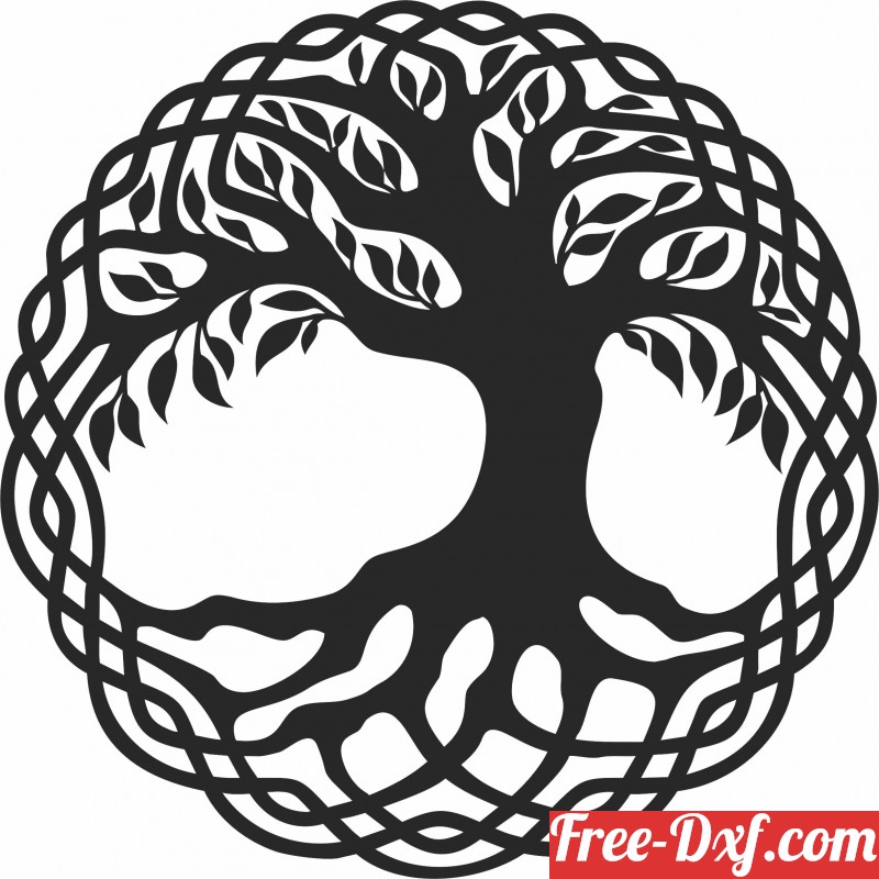 Download tree of life wall decor CQPFo High quality free Dxf file