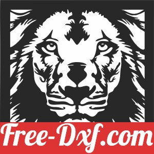 lion face wall decor