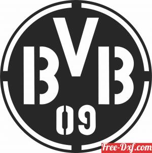 download BVB 09 Dortmund Logo football free ready for cut