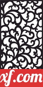 decorative door panel wall screen pattern