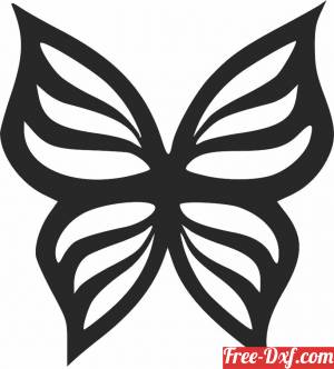 download Butterfly decorative free ready for cut