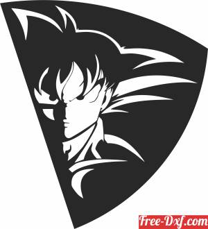 download Dragon Ball Z goku clipart free ready for cut