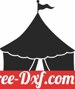 camp tent park clipart