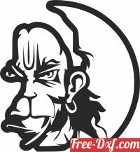 download lord hanuman clipart free ready for cut