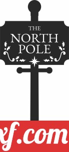 North Pole Christmas Sign