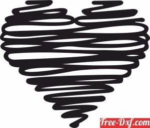 download Heart valentine love sign free ready for cut