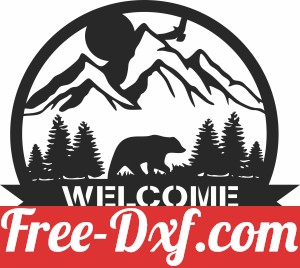 welcome bear signs