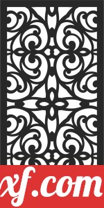 door pattern wall screen