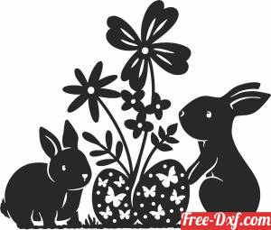 download happy easter bunny egg free ready for cut