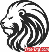 download lion face clipart free ready for cut