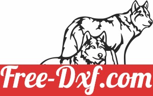 wolves cliparts