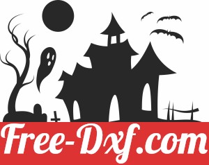 Halloween gost scary clipart