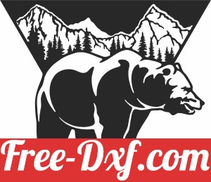 Bear Scene Art Wall Decor