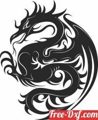 download Dragon clipart free ready for cut