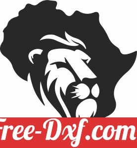 African Lion wall decor