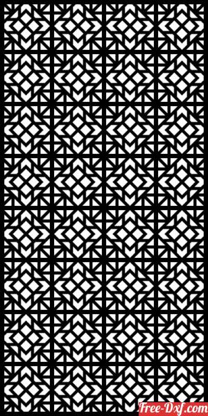 download decorative panel screen pattern free ready for cut