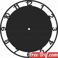 download Wall Clock Vinyl Record free ready for cut