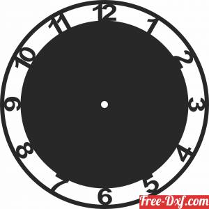 download Wall Clock Vinyl Record free ready for cut