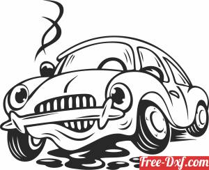 download cartoon car free ready for cut