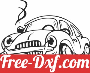 cartoon car