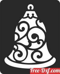 download christmas bell cliparts free ready for cut