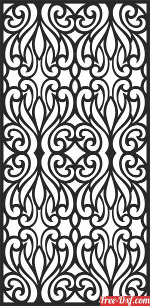 download DOOR PATTERN  DECORATIVE free ready for cut