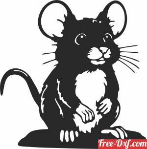 download Mouse Silhouette clipart free ready for cut