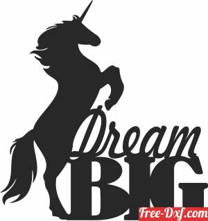 download dream big horse clipart free ready for cut