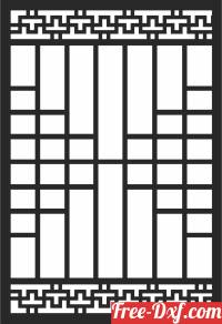 download pattern door wall Screen free ready for cut