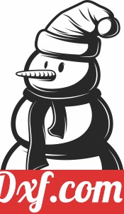 christmas snowman clipart