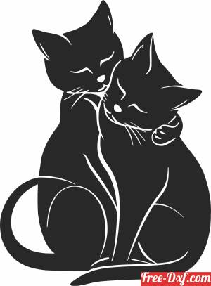 download lovely cats free ready for cut