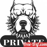download Private space pitbull face free ready for cut