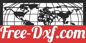 world map wall decors