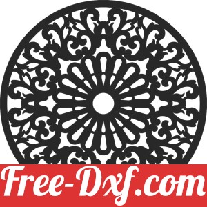 Mandala round pattern all art