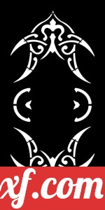 decorative panel wall separator door pattern