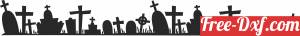 download Halloween Grave Cemetery clipart free ready for cut