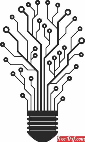 download silhouette circuit board tree free ready for cut
