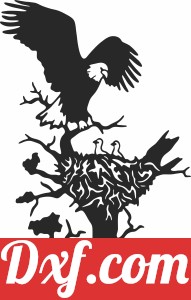 Eagle nest wild cliparts