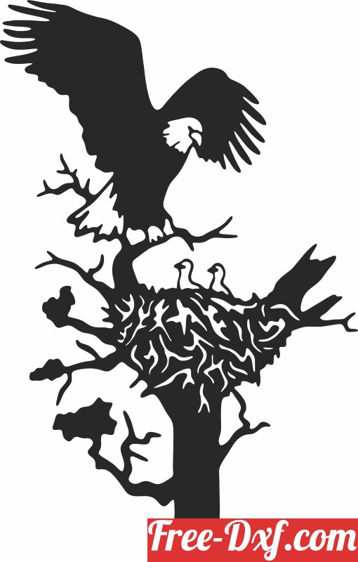 Download Eagle nest wild cliparts ai Ewuqt High quality free