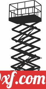 Scissor lift clipart